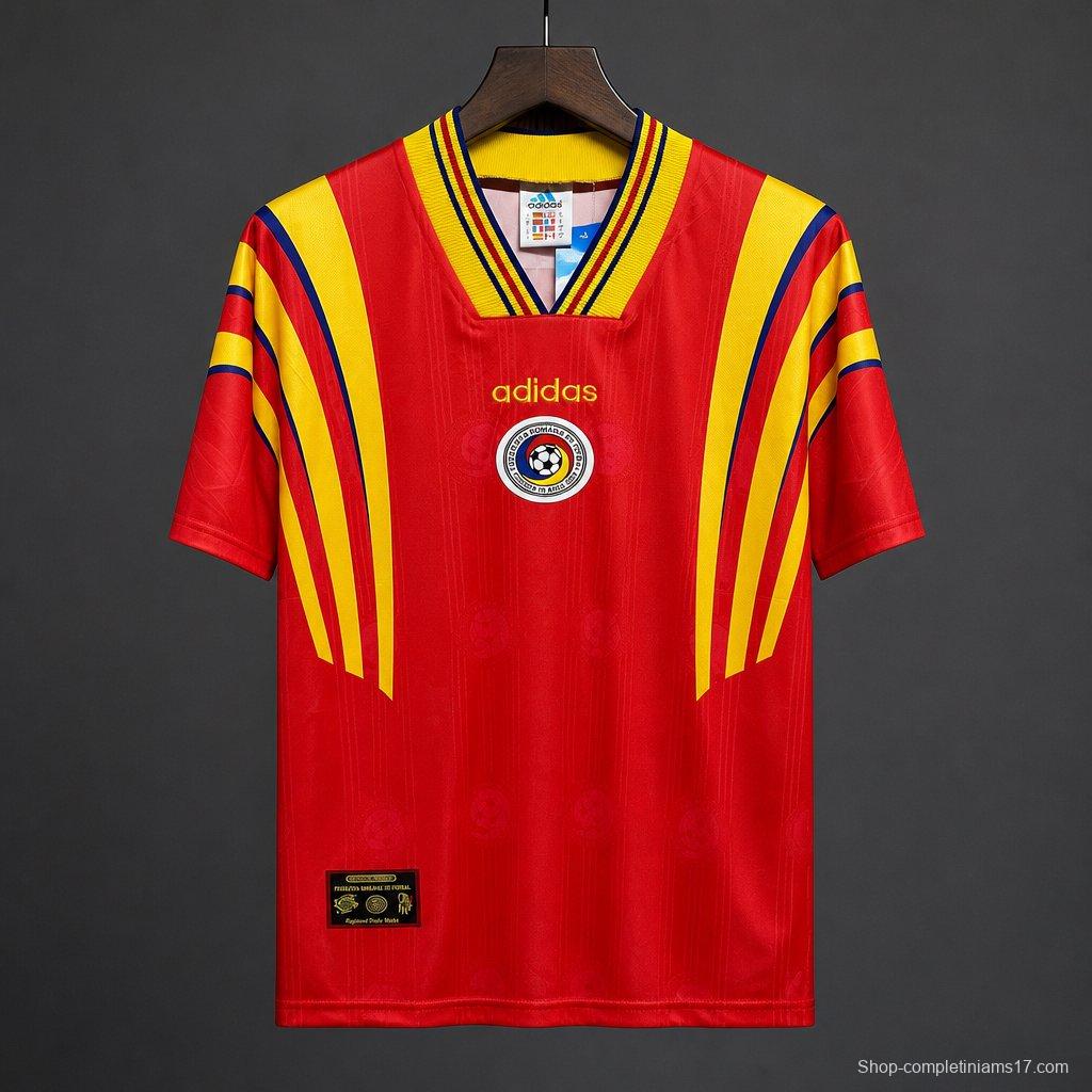 Retro 1996 Romania Home Jersey
