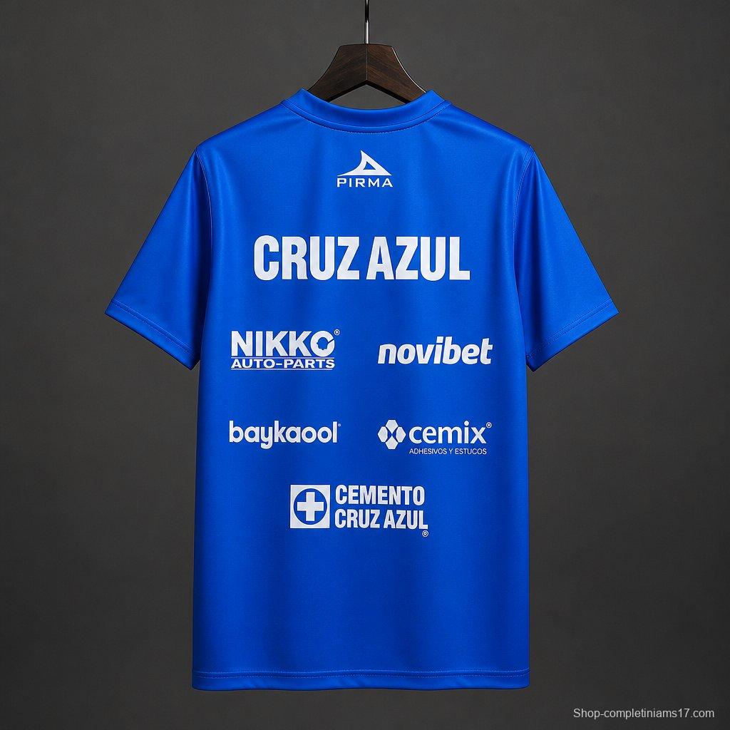 26/27 Cruz Azul La Decima Celebrates MX Championship Victory Blue  Jersey