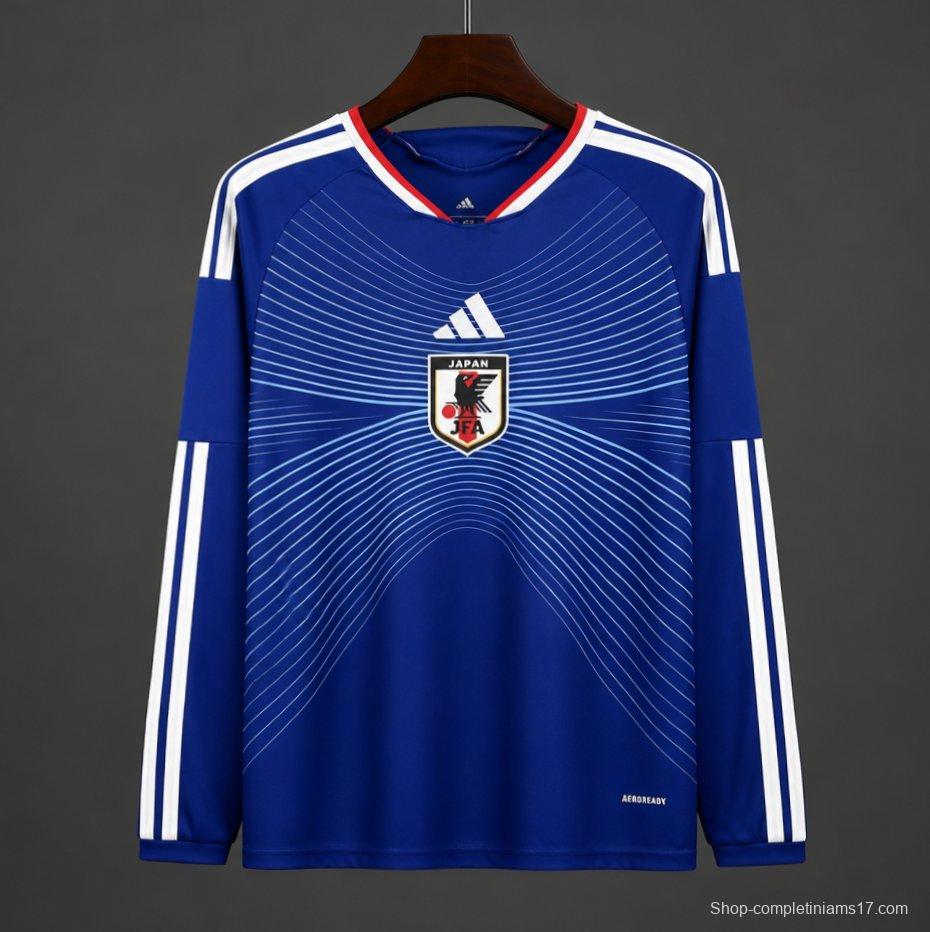 2026 Mens Japan World Cup Home Long Sleeve Jersey