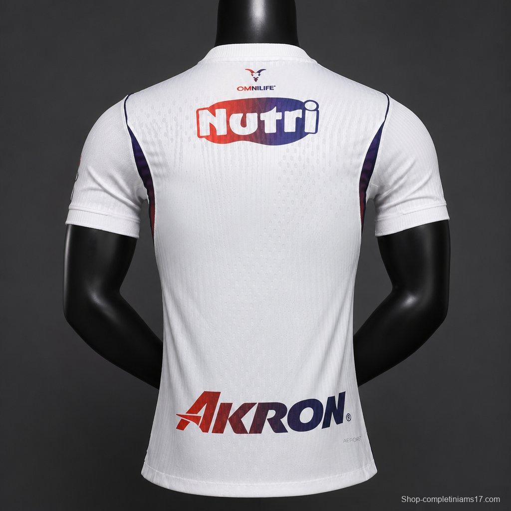 Player Version 26/27 Chivas Guadalajara Away White Jersey