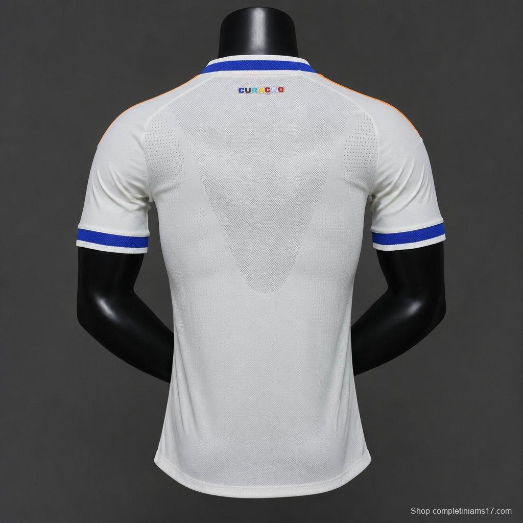 Player Version 2026  Curaçao World Cup Away White Jersey