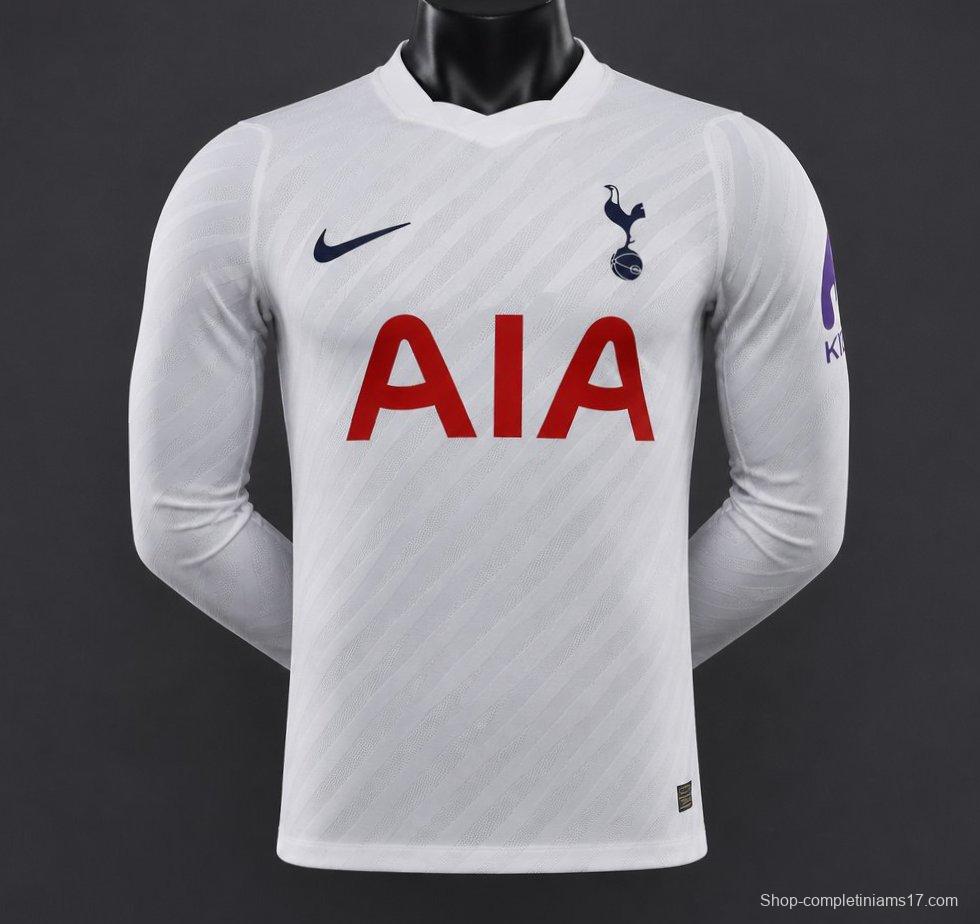 Player Version 26/27 Tottenham Hotspur Long Sleeve Home White Jersey