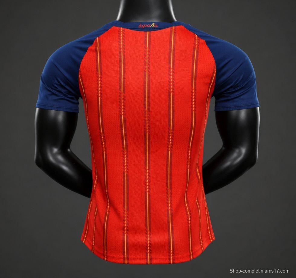 2 Star Player Version 2026 Spain Home Jersey With Champion Patch