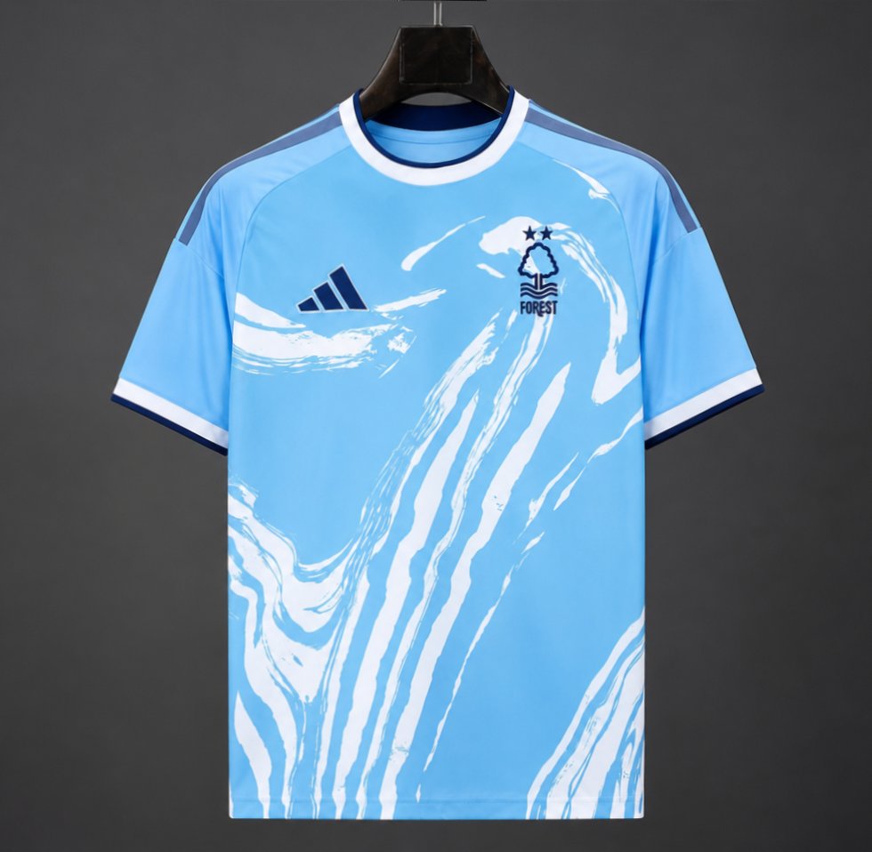 26/27 Nottingham Forest Third Sky Blue Jersey