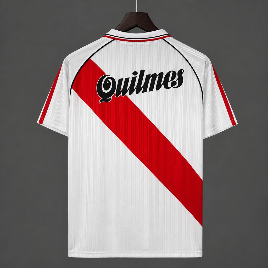 Retro 95/96 River Plate Home White Jersey